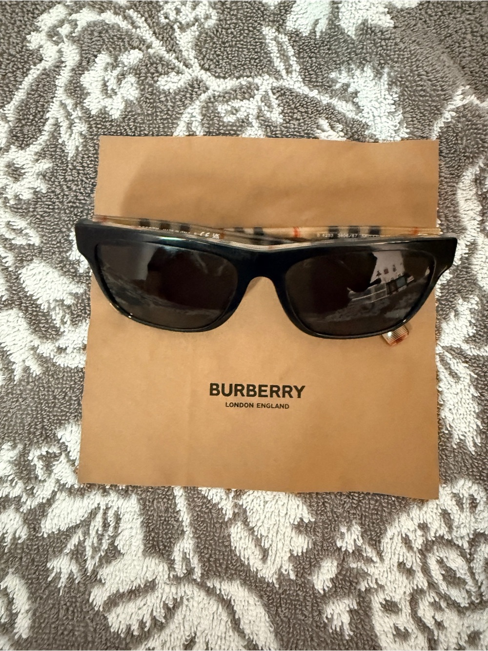 Burberry sunglasses.